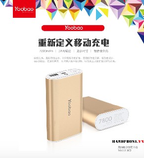 Pin dự phòng Power Bank Yoobao YBM3 7800mAh